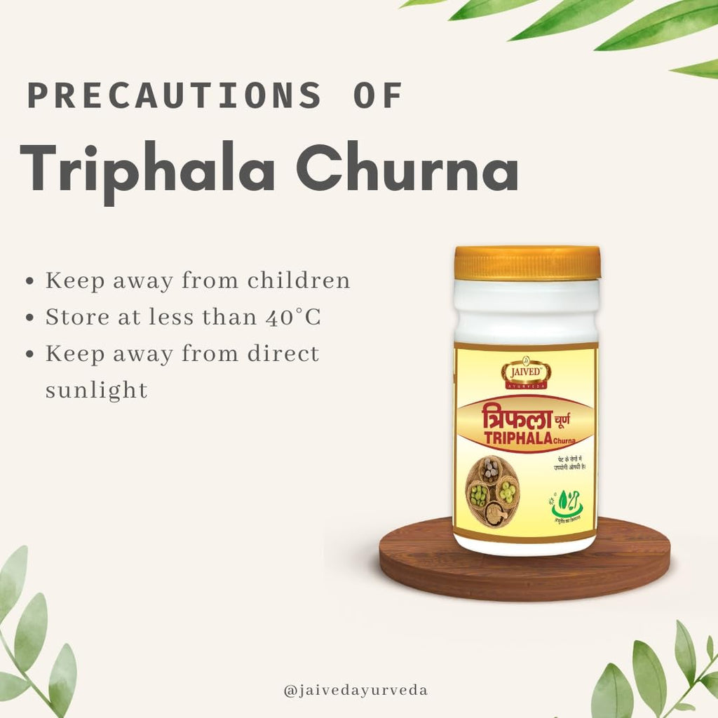 Jaived Ayurveda Triphla Churna - 100 Gms (Pack of 2)