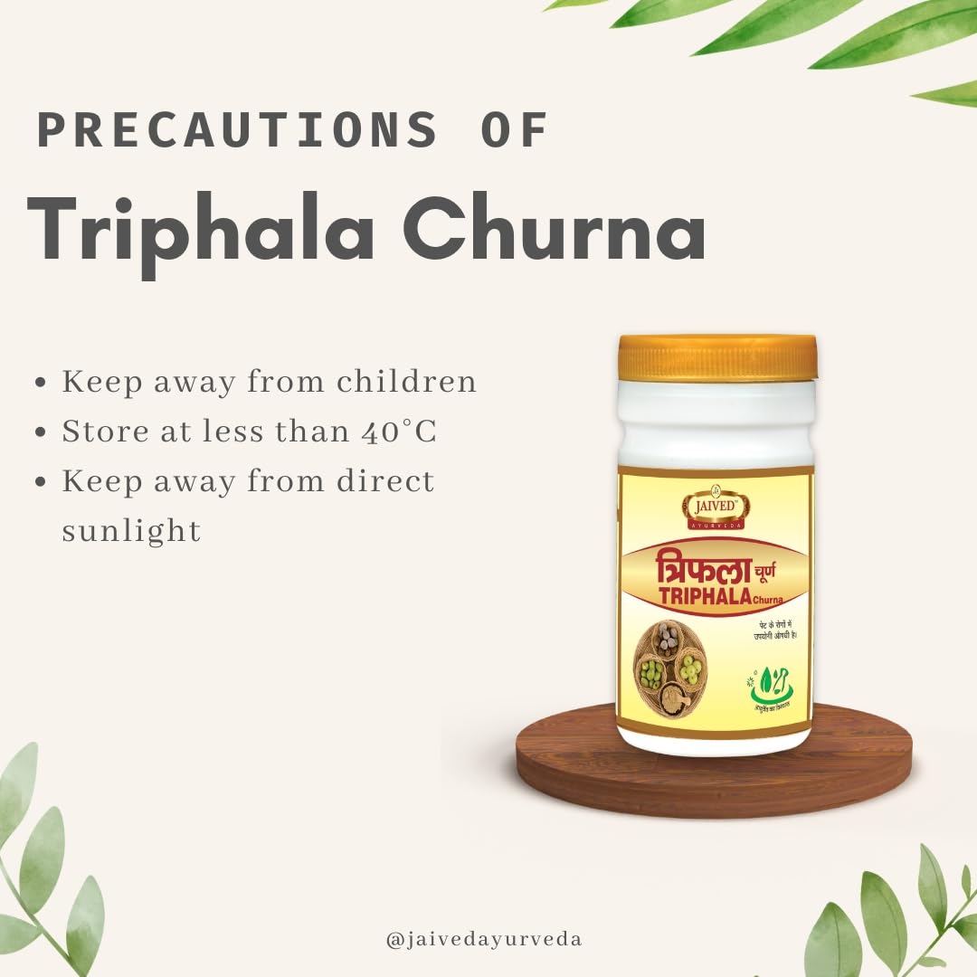 Jaived Ayurveda Triphla Churna - 100 Gms (Pack of 2)