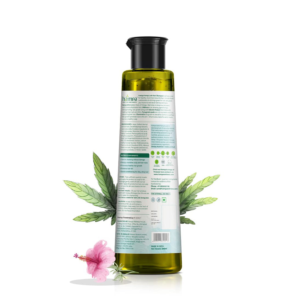 Hampa Hemp Lush Hair Shampoo - 200 ml