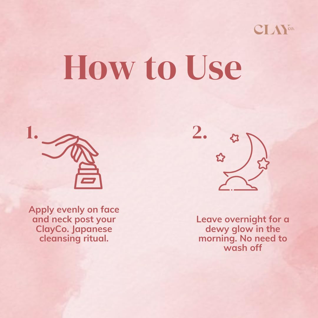 Clayco Rice & Sake Sleep Mask - 50 ml