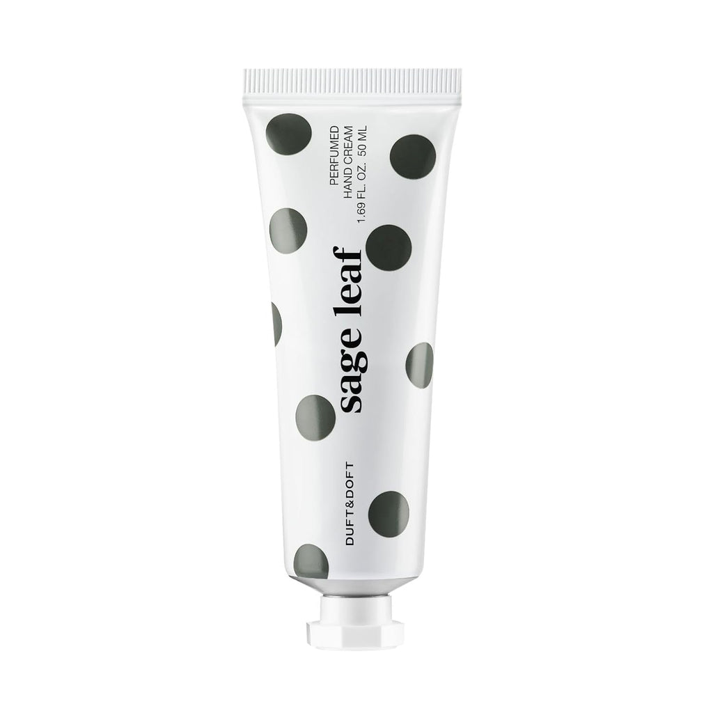 DUFT & DOFT Niche Perfume Hand Cream Sage Leaf (50ml): Herbal Cypress & Cedar, Cocoa Butter & Squalane for Intense Hydration & Softness