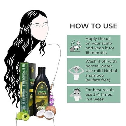 Bhumika Vedics Herbal Hair Oil For Men & Women - 200 ml