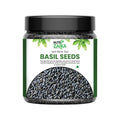 NUTRIZAIKA Organic Sabja Seeds 100G | Basil Seeds (Sabja/Tukmaria) for Falooda, Digestion & Hydration – Gluten-Free