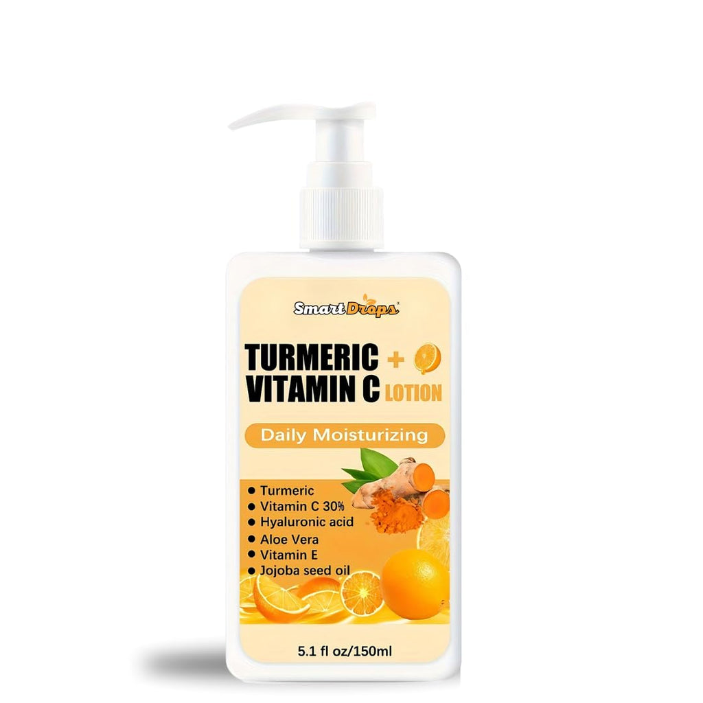 Smartdrops Moisturizer for Fast Absorbing and Non-sticky, for Dry Skin, for Men & Women | With Goodness of Turmeric and vitamin C For Instant Hydration