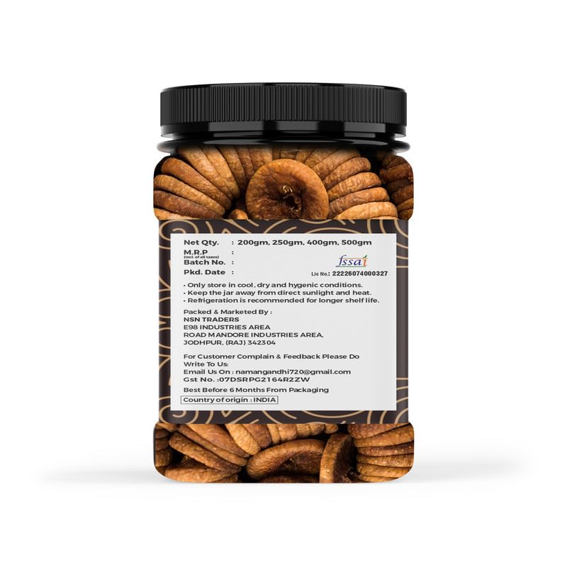DRIED JOY Premium Afghani anjeers Dry Fruit | Natural Figs & Dried Fig Rich in Vitamins, Fiber, Calcium & Iron Ideal for Healthy Snacking Dieting & Breakfast Non-GMO, Low Fat
