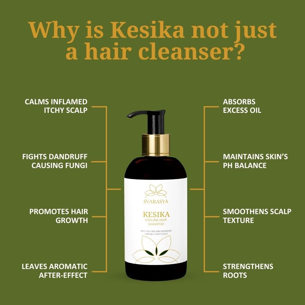 Svarasya Kesika Cooling Hair Shampoo - 200 ml