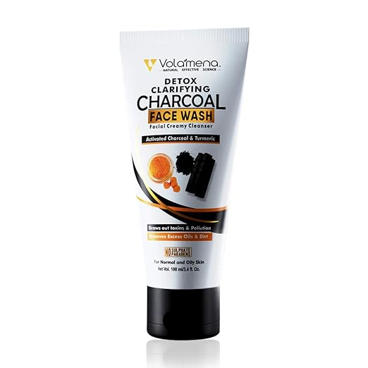Volamena Detox Clarifying Charcoal Face Wash - 100 ml