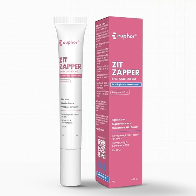 Euphor Teens Acne Spot Corrector ZIT ZAPPER Gel - 15 ml