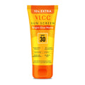VLCC Bright Glow Matte SPF 30 PA ++ Sunscreen Gel Crème - 100g + 10g Extra - Helps Depigmentation, Non-Greasy Tinted Matte Formula with Broad Spectrum Protection