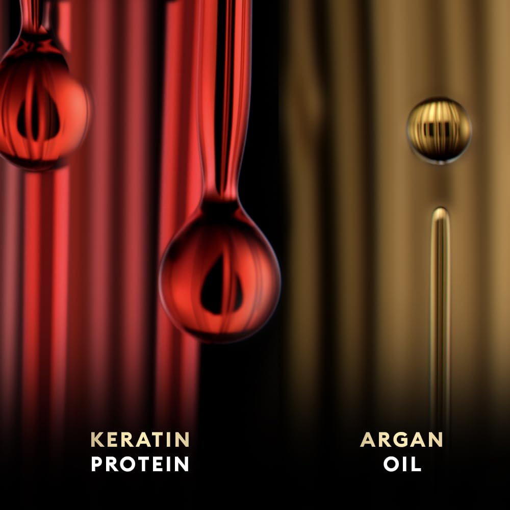 TRESemme Keratin Smooth+ Shampoo With Keratin Protein and Argan Oil | Salon-Like Smooth Hair | Up To 72H Frizz Control