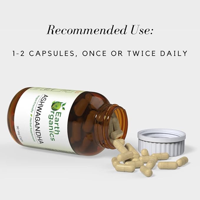 Earth Organics Ashwagandha - 90 caps