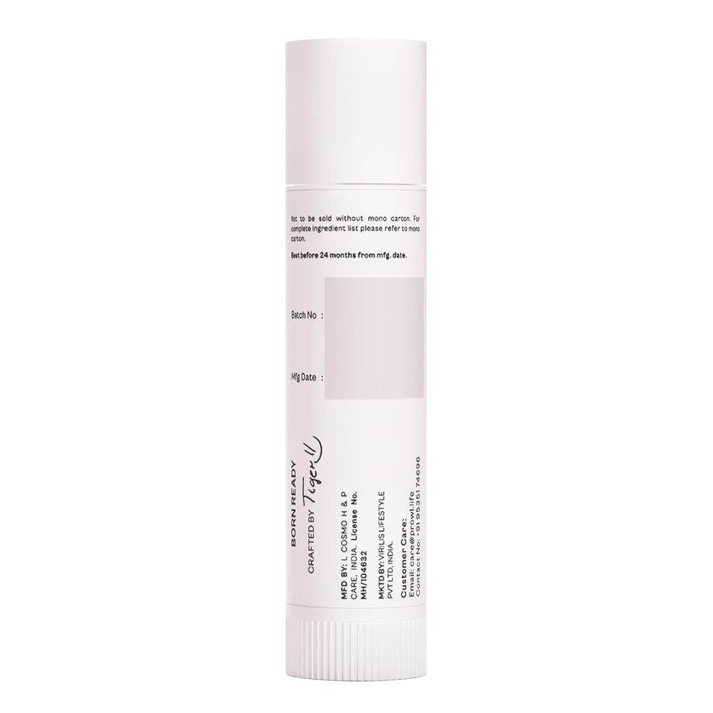 PROWL by Tiger Shroff Lipbalm For Men Brightening Dark Lips with Kojic Acid & Niacinamide | SPF 30 PA+++ Daily Lip Balm For Lightening Pigmented Dry Lips | Pigmentation Removal Care | Mint, 4g