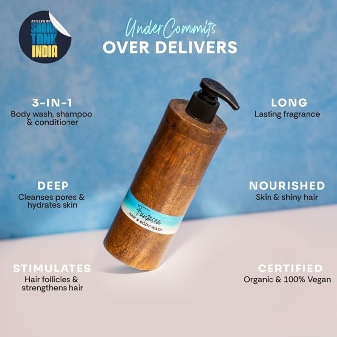 Mintree Organic Ocean Moisturizing Hair & Body wash - 200 ml