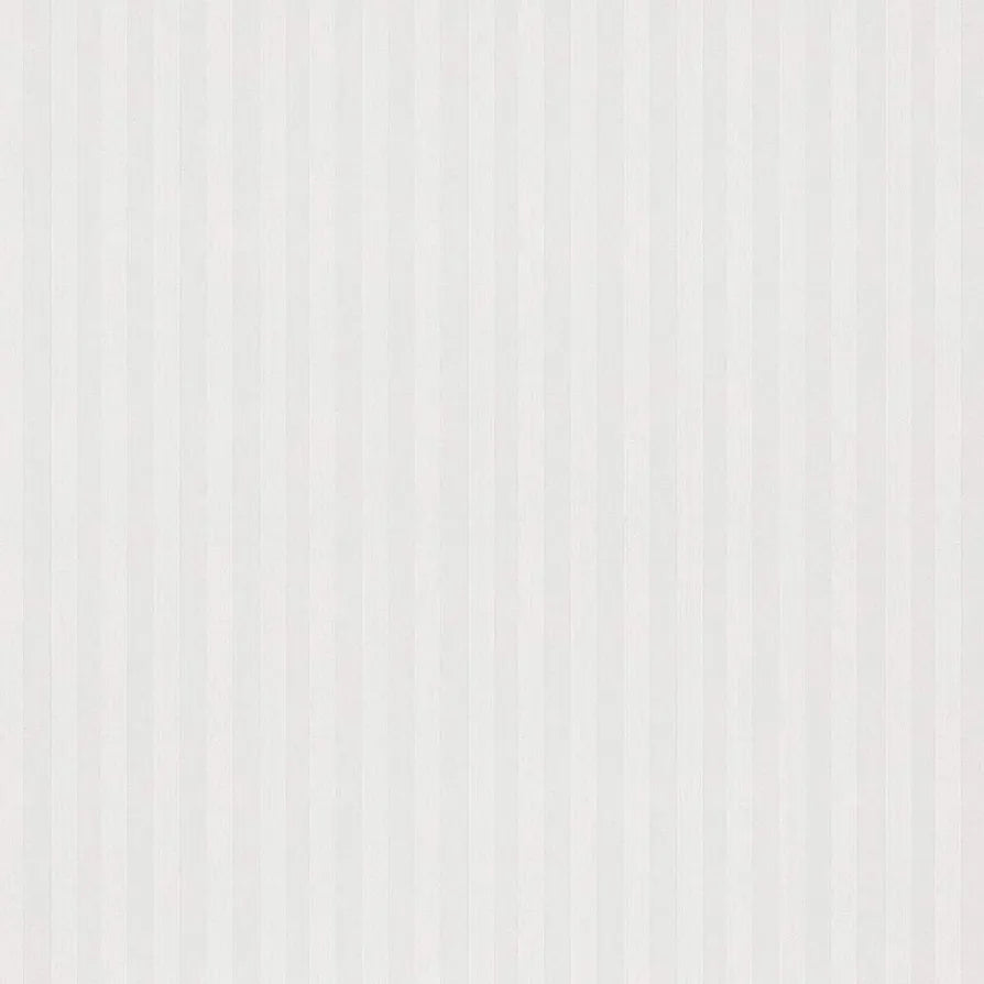 Purav Light Microfiber Flat Single Bed Bedsheet Plain Striped Cotton Bedsheet with 1 Pillow Cover for Queen Size Bed 340 TC Breathable White Color