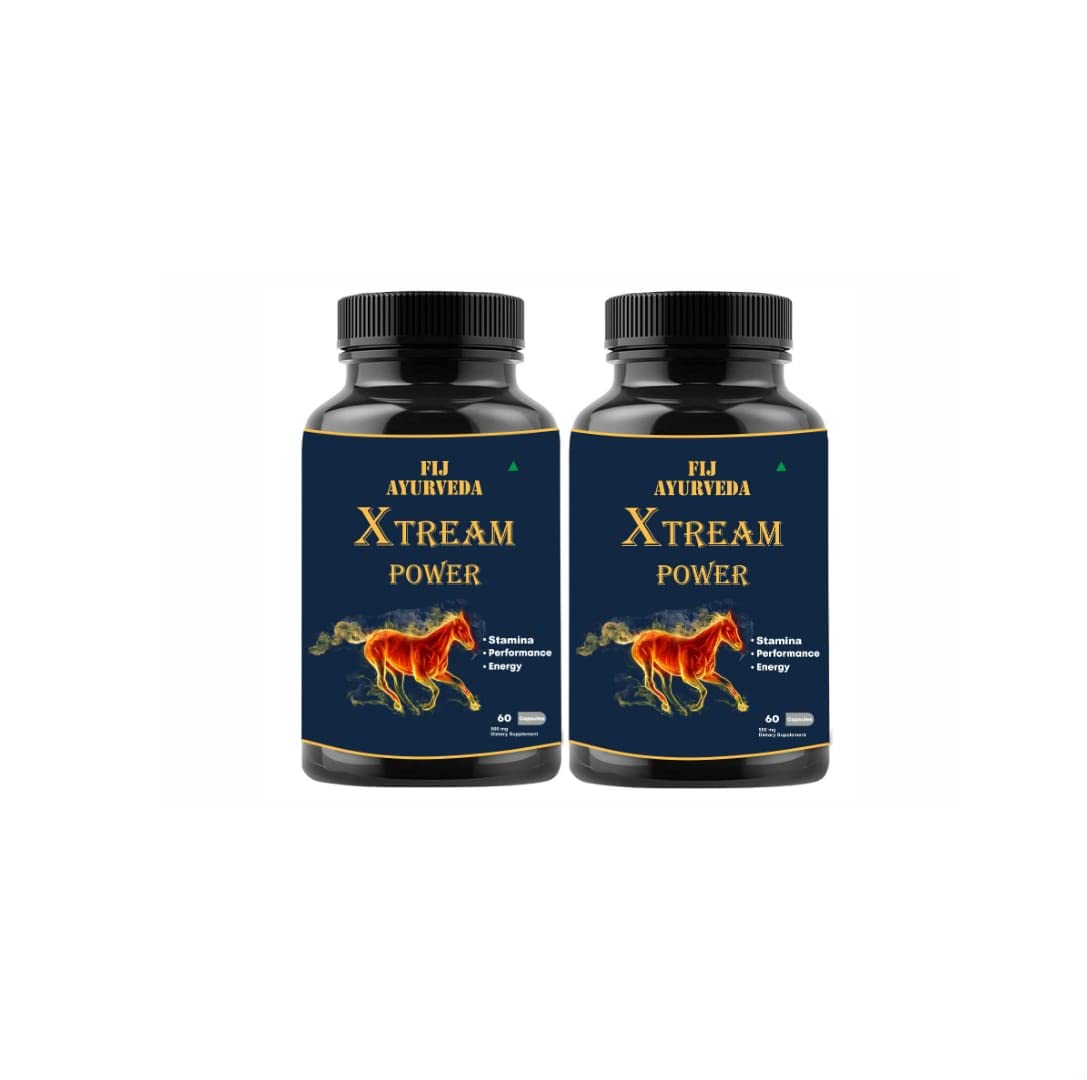 Fij Ayurveda Xtream Capsules - 60 Caps (Pack of 2)
