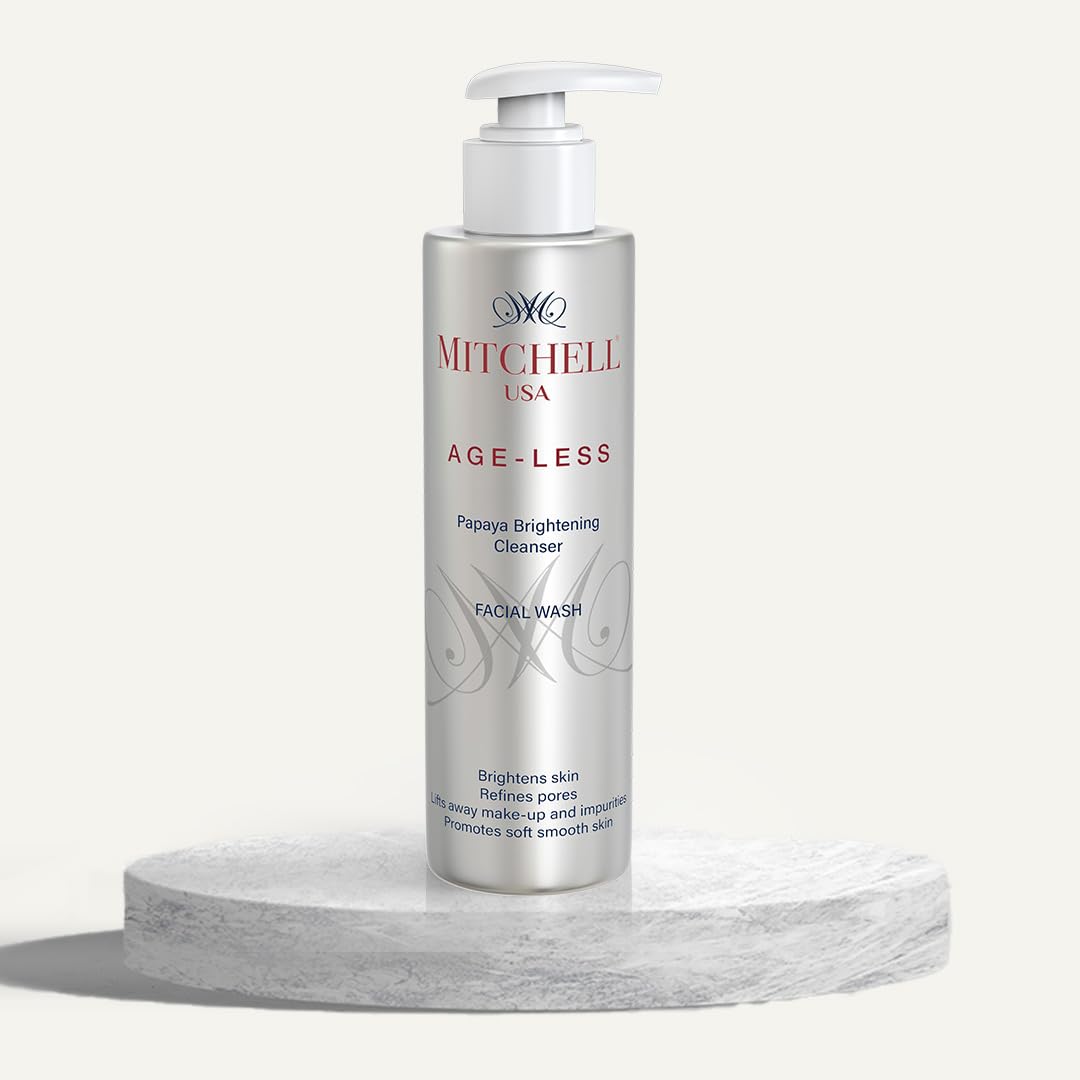 Mitchell Usa Age-less Papaya Brightening Cleanser Facial Wash