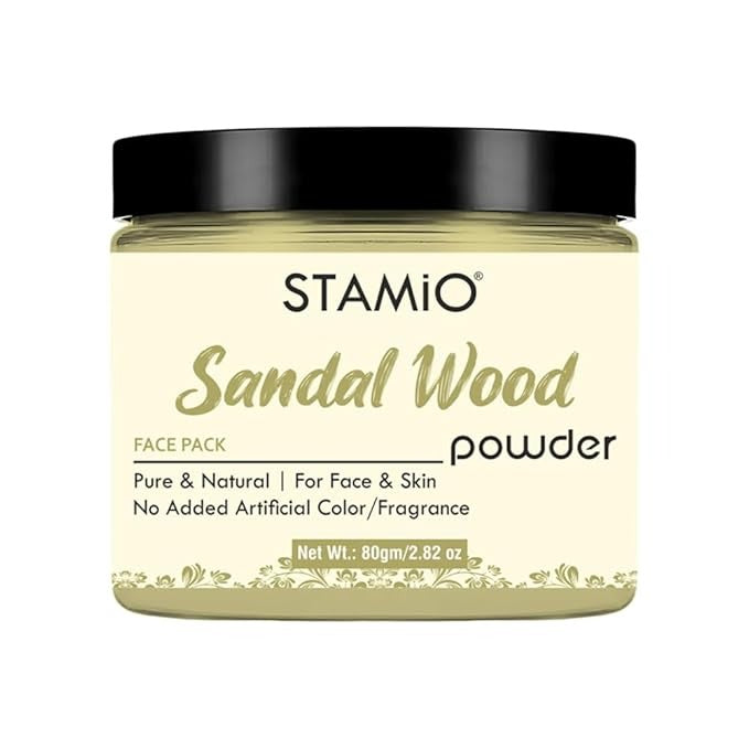 Stamio Sandalwood Face Pack Powder - 80 gms