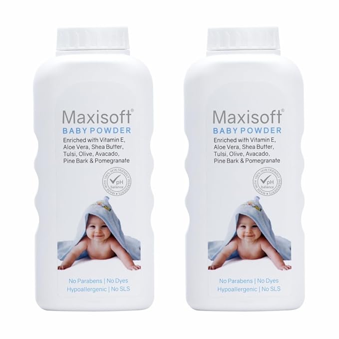 Maxisoft Baby Powder - 100 Gms | Pack of 2
