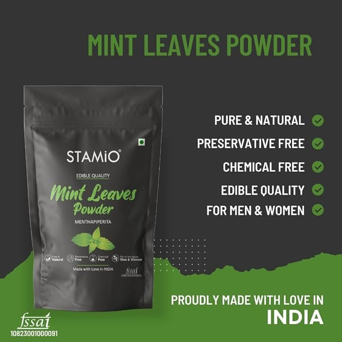 Stamio Mint Leaves Powder - 250 gms