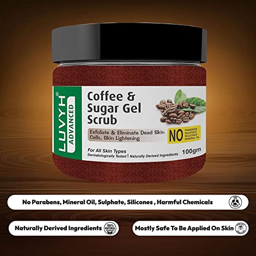 Luvyh Face Scrub for Women & Men Removes Tan - 100 gms