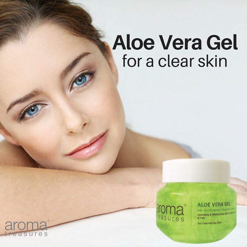 Aroma Treasures Aloe Vera Gel for Face, Body & Hair | Moisturizing & Hydrating Aloevera Gel | 98% Ingredients of Natural Origin | Pure Aloe Vera Gel for Skin, Hair & Pimples | 1kg