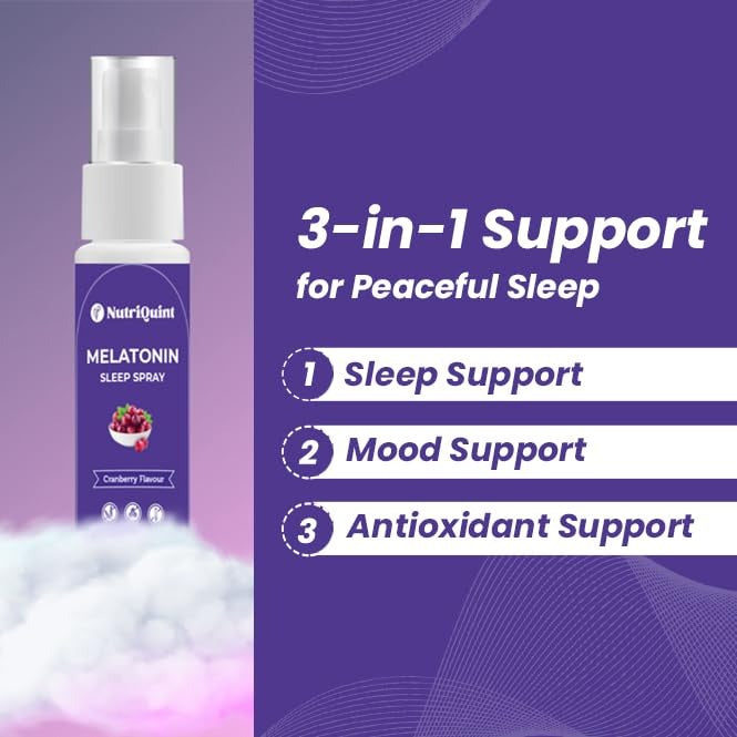 NutriQuint Sleep Melatonin Spray for Men & Women - 30 ml