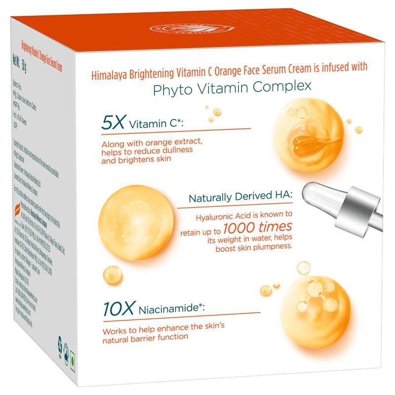 Himalaya Brightening Vitamin C Orange Serum Cream 50gm