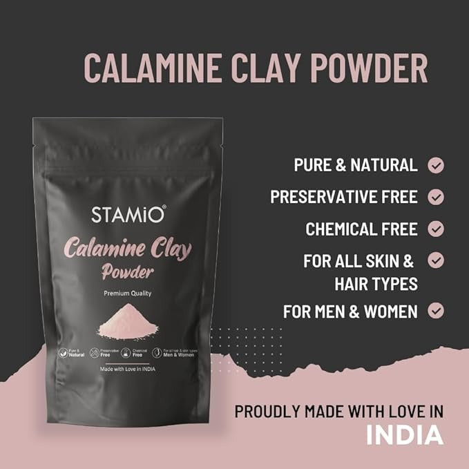 Stamio Calamine Clay Powder - 250 gms