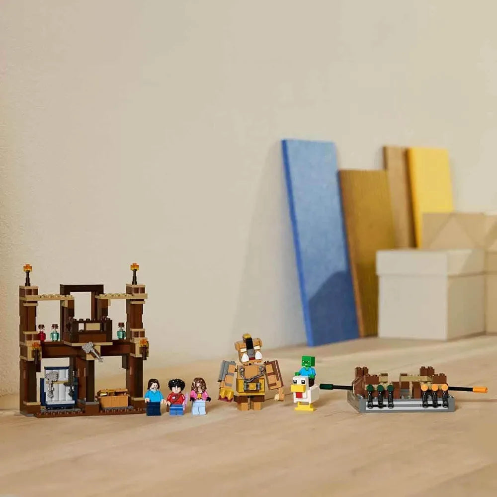 Lego Minecraft Woodland Mansion Fighting Ring Gamer Toy with Mob Figures 21272 Building Blocks Toys for 10+ Gift for Boys and Girls