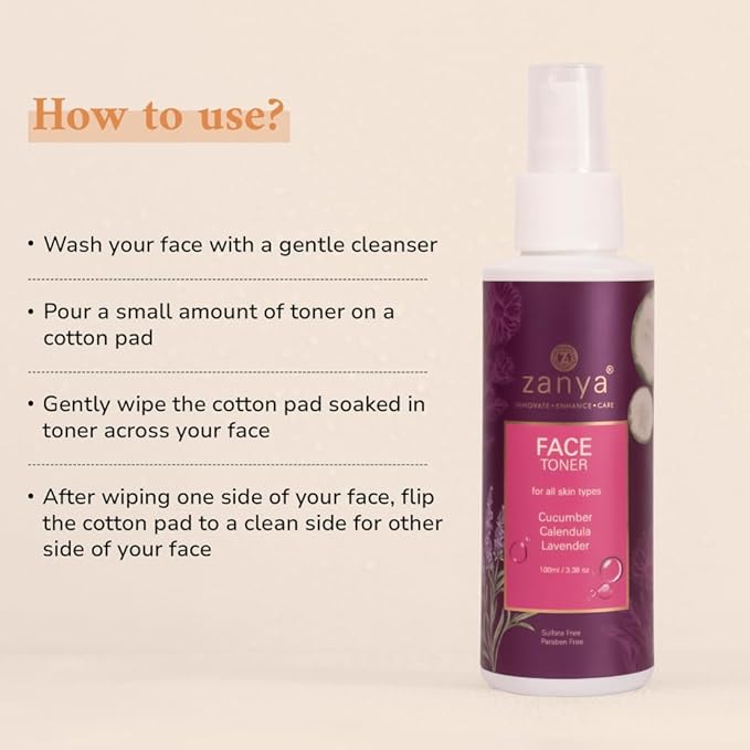 Zanya Face Toner - 100 Ml
