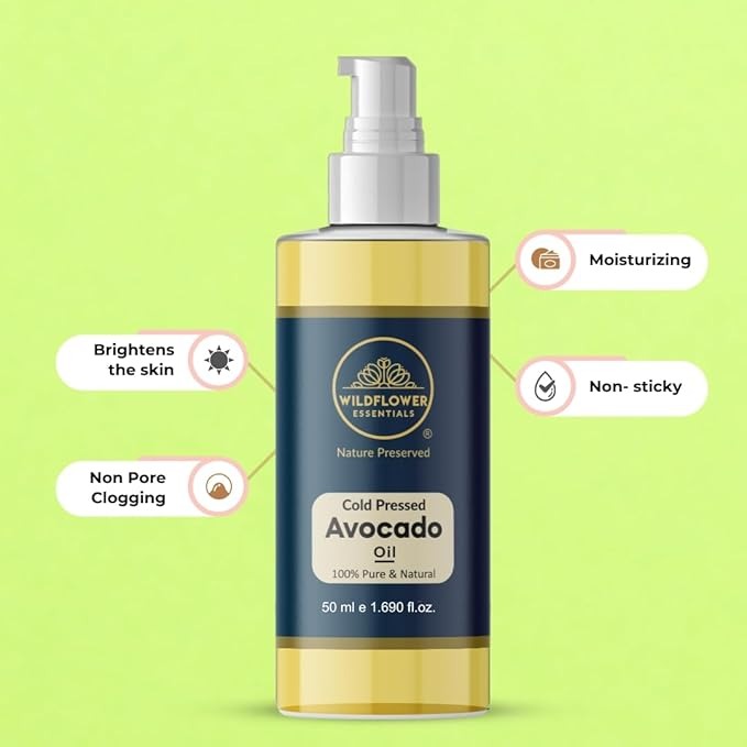 Wildflower Essentials Avocado Oil Cold Pressed - 50 ml
