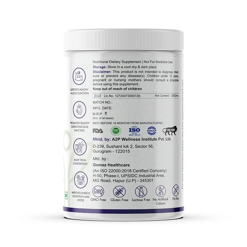 Autoimmunity Care Optimal Magnesium Care – 4-in-1 Magnesium Complex with B6 | Magnesum Glycinate, Citrate, Malate & Oxide | Supplement for Sleep, Stress, Muscle Cramps, Bones & Nerves | 200 gm (50 Servings)