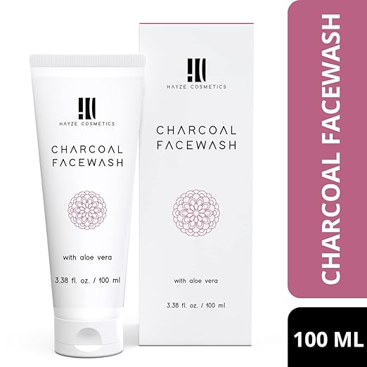 Hayze Cosmetics Activated Charcoal Detoxifying Face Wash - 100 ml