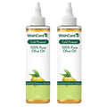 WishCareÂ® 100% Pure Premium Cold Pressed Olive Oil for Hair & Skin - 200ml (Pack of 2)