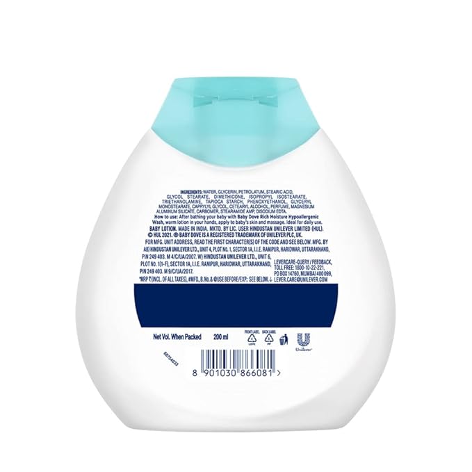 Baby Dove Rich Moisture Baby Lotion - 200 ml