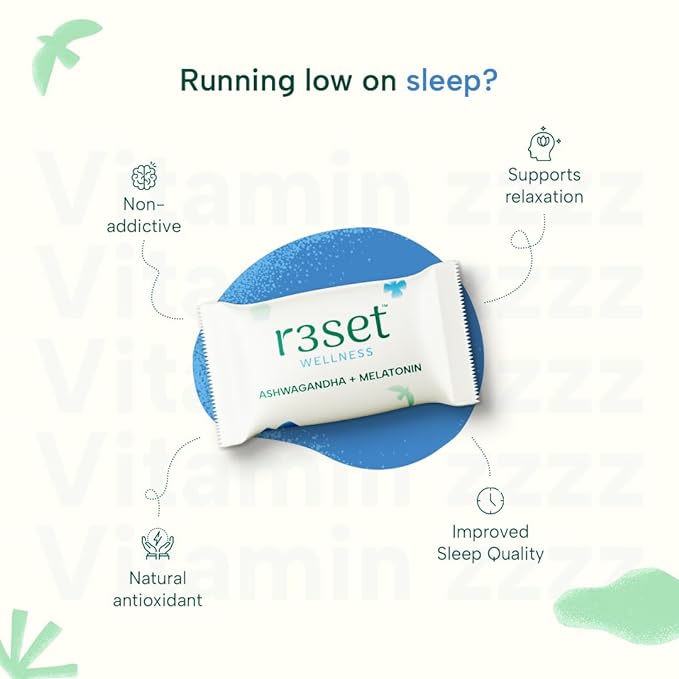 R3set Ashwagandha And Melatonin - 60 gummies