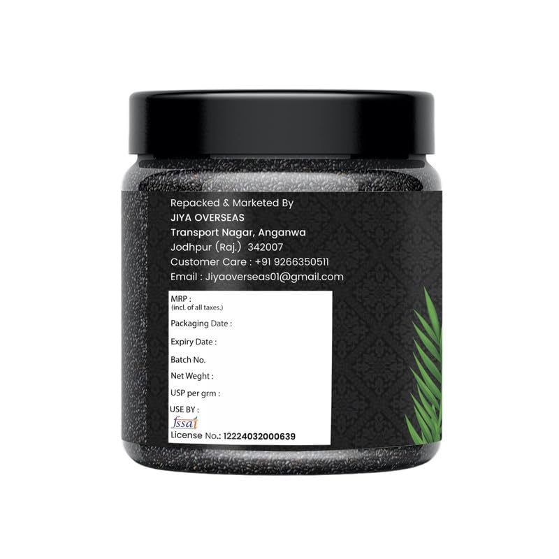 MarwarBites Raw Basil Seeds/Sabja | Tukmaria Seeds for Weight Management | Reduce body heat | Seeds for Eating