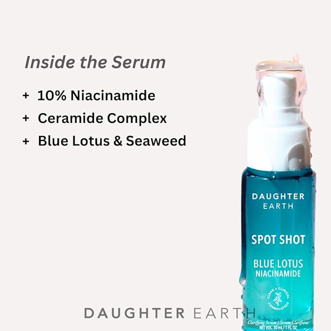 Daughter Earth 10% Niacinamide Face Serum | Spot Shot for Dark Spots - 30 Ml