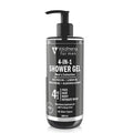 Volamena 4 in 1 Shower Gel Face Body Hair & Intimate Wash for Men - 300 ml