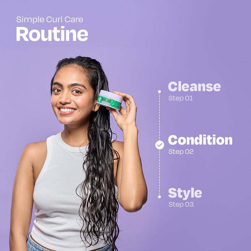 Manetain Ultimate Bond Repair Therapy 100gm | Deep Repair Curl Conditioner for Curly Hair Women & Men | Strengthening Conditioner for Frizzy Hair with FiberHance™, Plant Keratin & Ceramides | CG‑Friendly