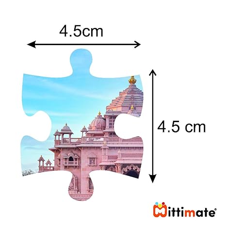 Mittimate Akshardham Mandir Jigsaw Puzzle Game for Kids Age 4 to 6 Old 36 Pieces Puzzle Toy