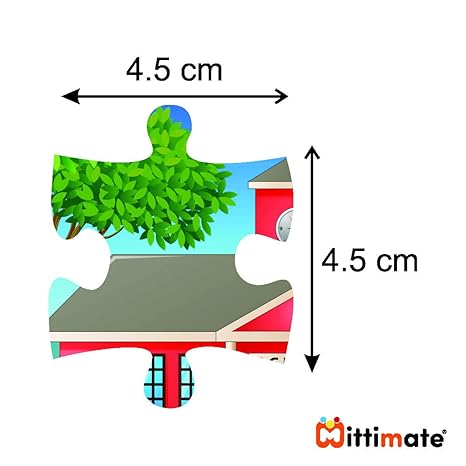 Mittimate School Jigsaw Puzzle Game for Kids Age 4 to 6 Old 36 Pieces Puzzle Toy Birthday Gifts