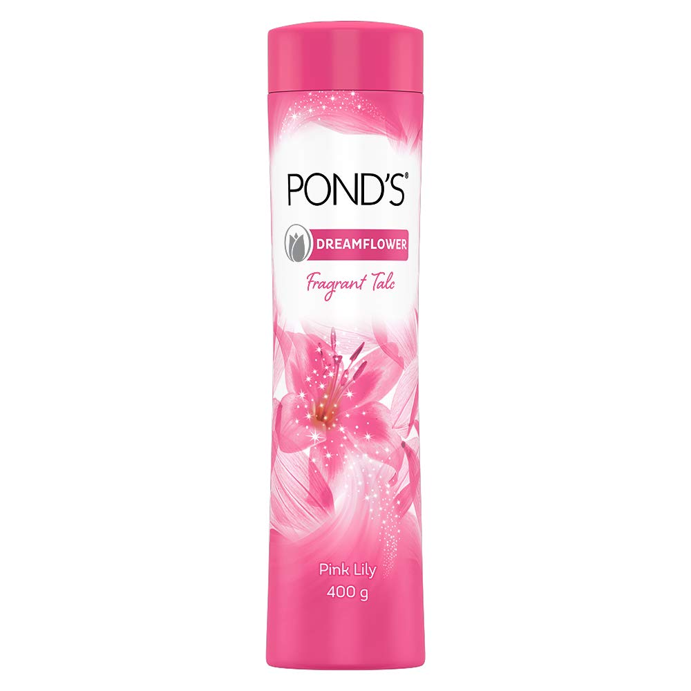 POND'S Dreamflower Fragrant Talcum Powder, Pink Lily