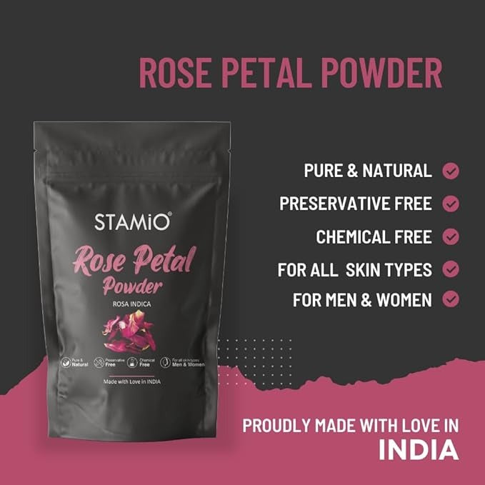 Stamio Rose Petal Powder - 750 gms