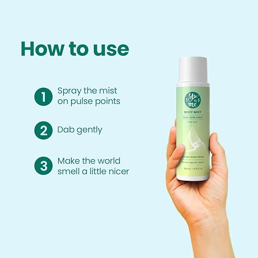 Yu n Me Head over Heels Body Mist for Men - 200 ml