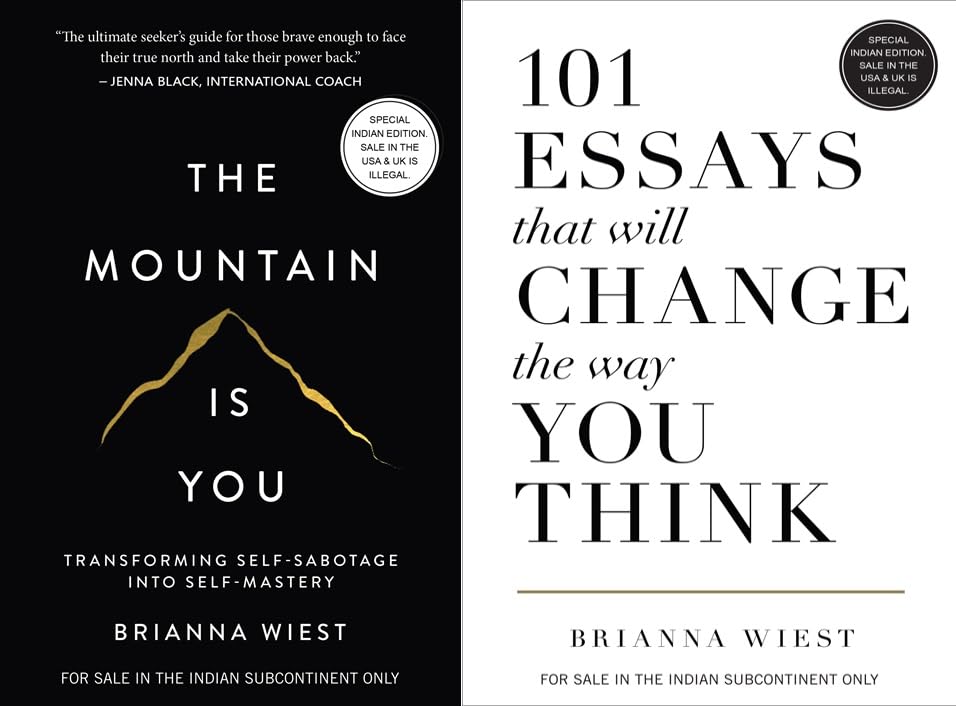 Mountain is you + 101 essay + this is how you heal -Paperback