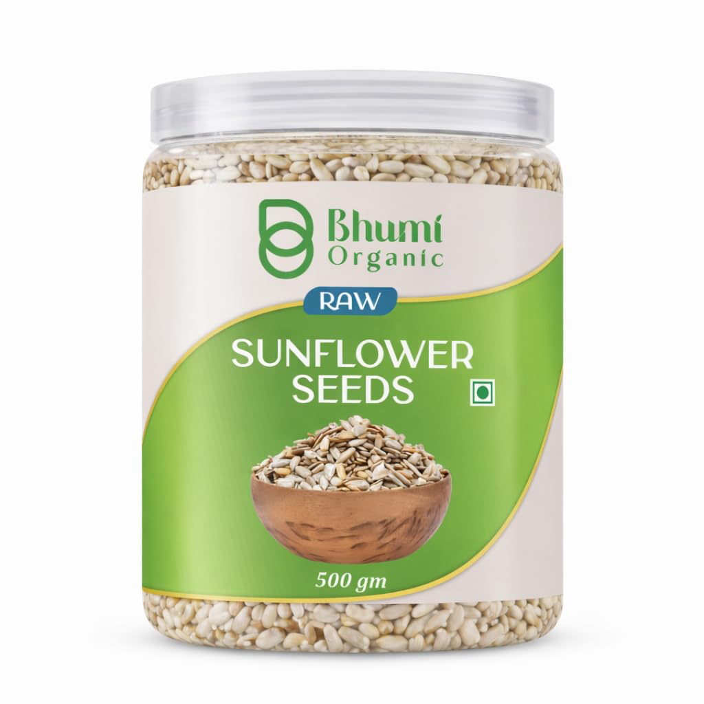 Bhumi Organic Premium Sunflower Seeds – 500GM