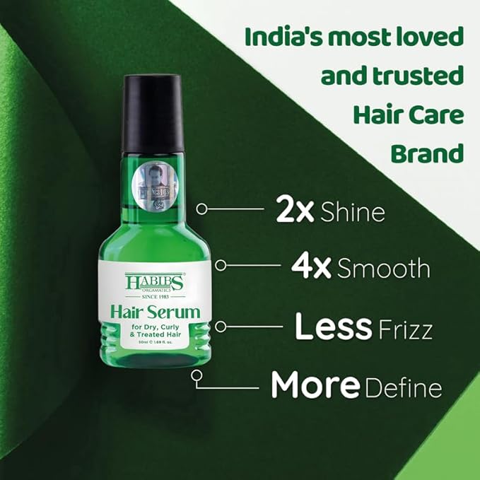 Habibs Orgamatics Hair Serum Dry Curly & Treated Hairs