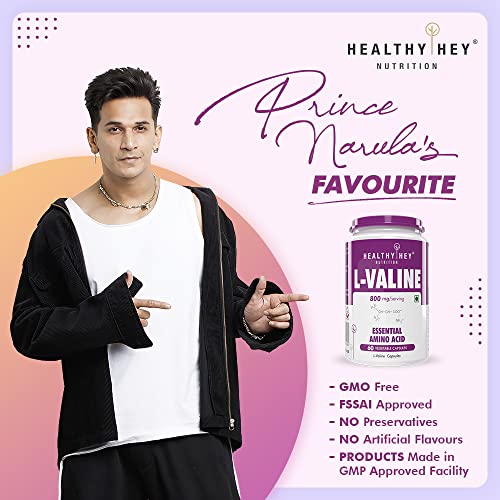 Healthyhey L Valine- 60 Capsules