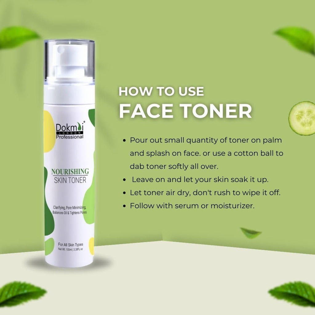 Dokmai London Nourishing Skin Toner Clarifying - 100 ml Each (Pack of 2)